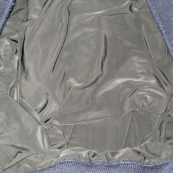 Greg Norman Mens 1/4 Zip Navy Golf Heavy Pullover Lined Wool Blend Sweater L - Picture 8 of 10